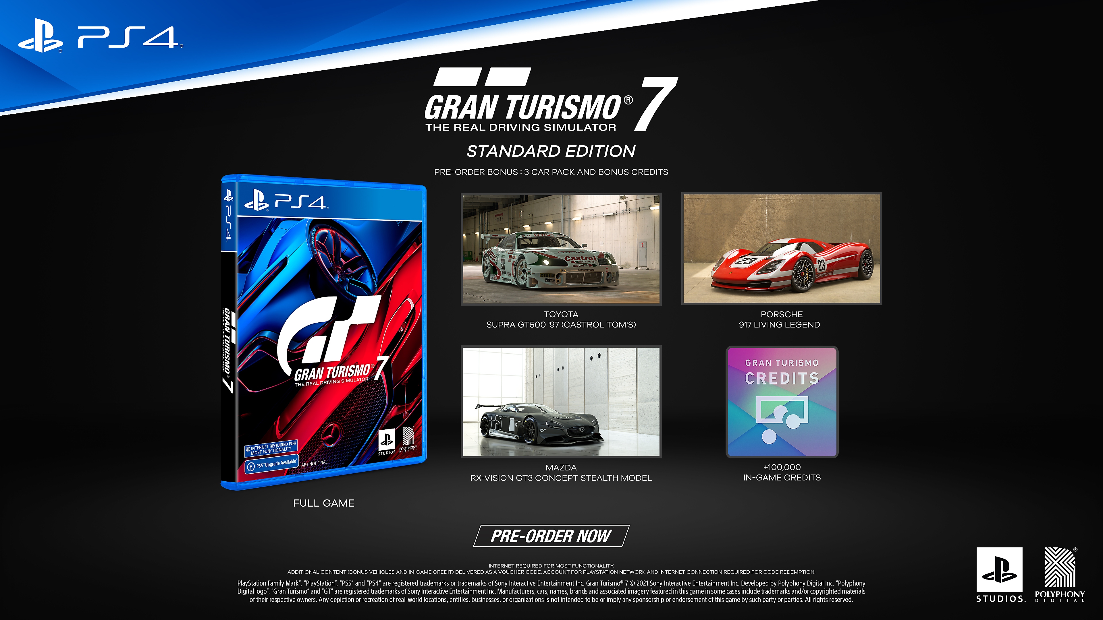 Gran Turismo® 7 Standard Edition for PS4
