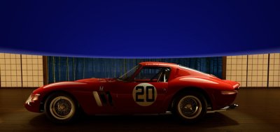 Gran Turismo 7 screenshot showing a classic red car