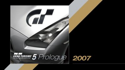 An image of Gran Turismo 5: Prologue's cover art with the year it released next to it: 2007