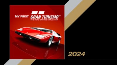 Slika naslovnice igre My First Gran Turismo s godinom izdanja pored: 2024.