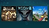『Voice of Cards:The Isle Dragon Roars』『XCOM 2』『Planet Coaster:Console Edition』が表示された、PlayStationで遊べる名作ストラテジーゲームのキーアート 