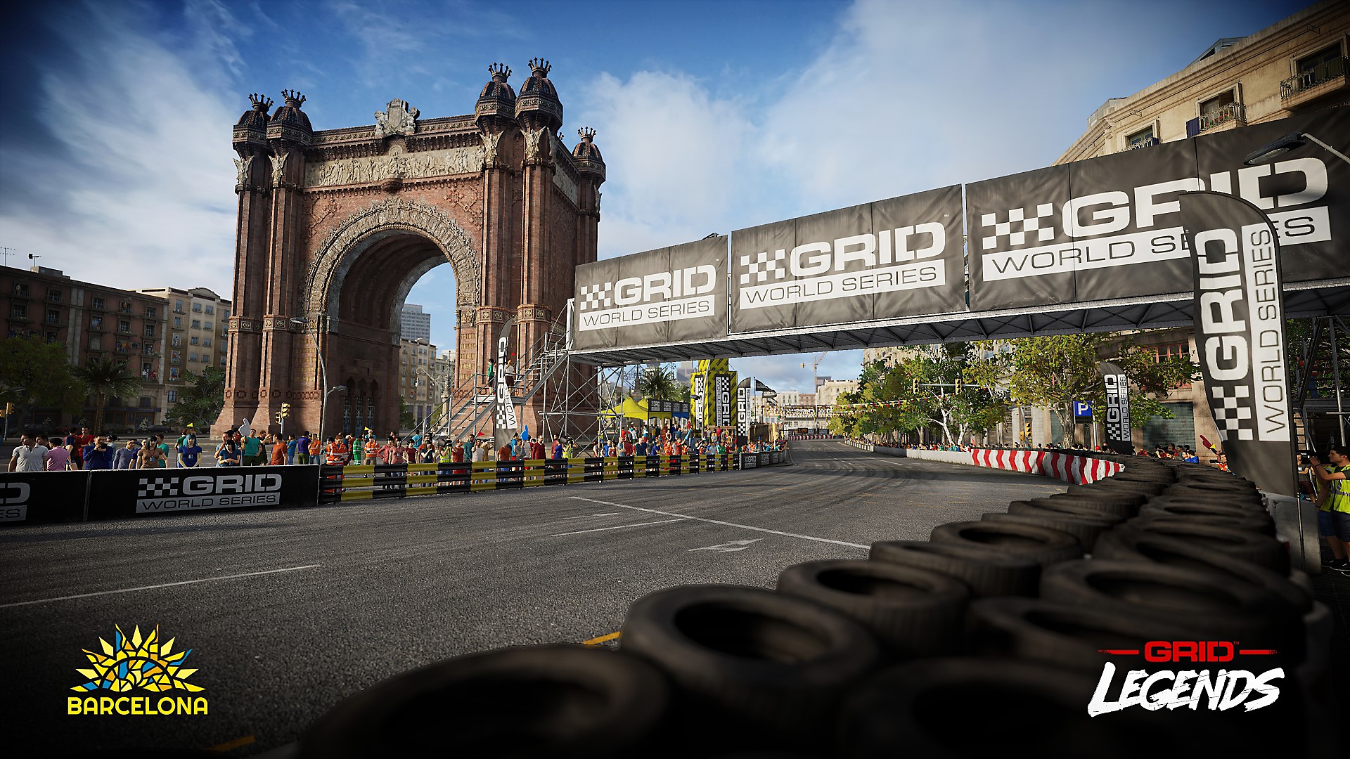 GRID Legends track screenshot - Barcelona street circuit