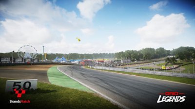 Captura de pantalla de pista GRID Legends: circuito de pista Brands Hatch