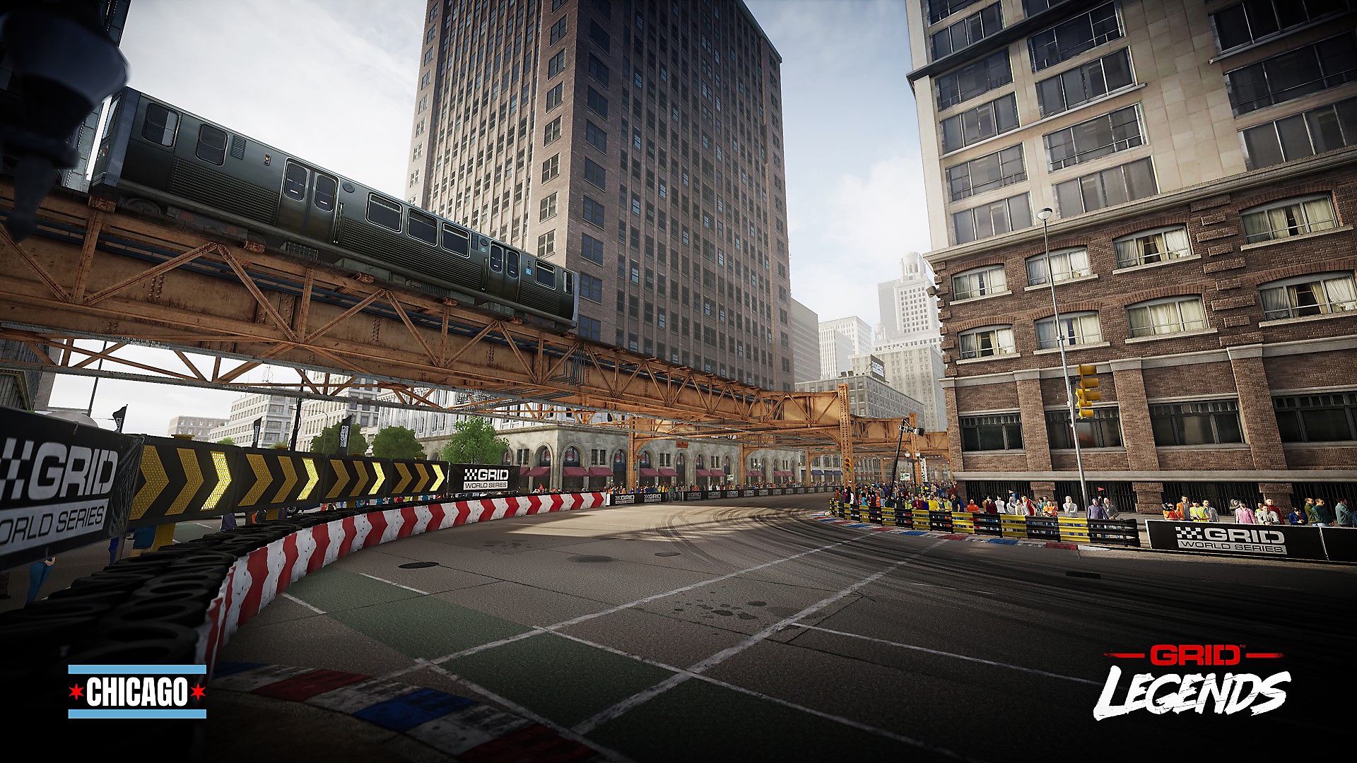 Captura de pantalla de pista GRID Legends: circuito callejero de Chicago