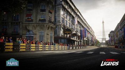 GRID Legends – Captură de ecran cu pista – Circuit stradal Paris