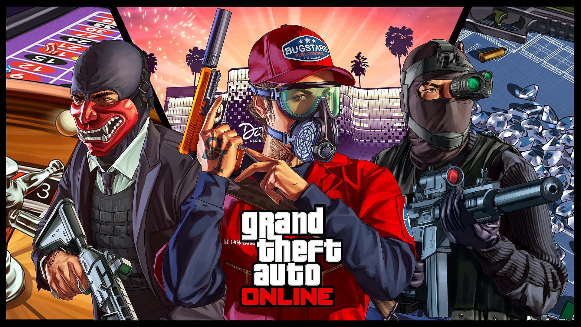 Grand Theft Auto Online – hovedillustrasjon