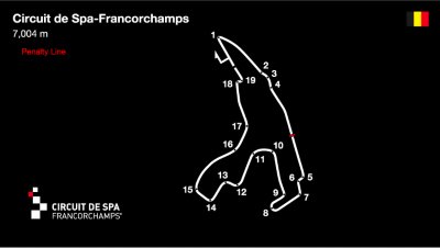 スパ・フランコルシャン　コース画像