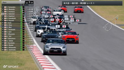 レースの様子