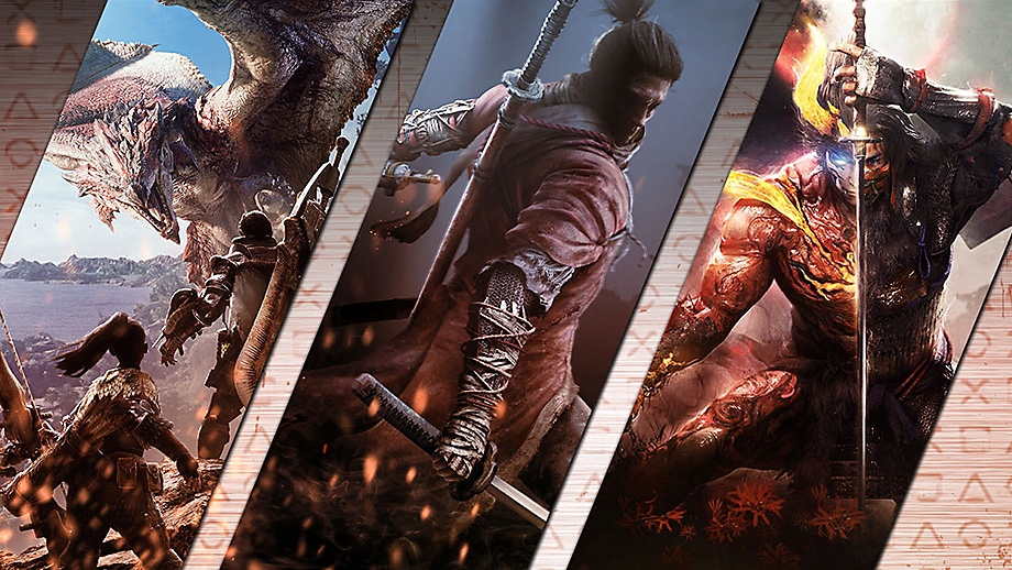 Most challenging games on PS4 promotional artwork