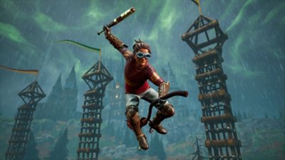 Screenshot van Harry Potter: Quidditch Champions met een drijver