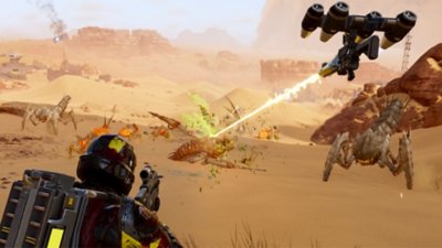 Helldivers 2 video showing a Backpack Stratagem
