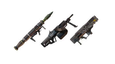 Support weapons renders for Helldivers 2