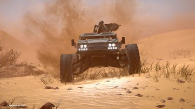 Helldivers 2 x Halo: ODST screenshot showing a vehicle with an ODST skin