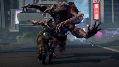 Helldivers 2 Heart of Democracy screenshot showing an attacking Fleshmob
