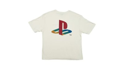 Heritage CRT SCAN LINES プリントビックシルエットTシャツ / PlayStation ホワイト Gallery Image 2