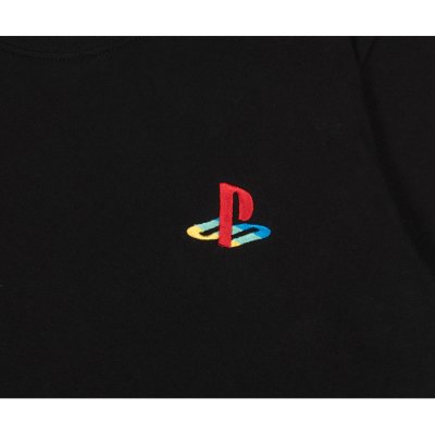 Heritage ワンポイント刺繍Tシャツ (キッズサイズ) / PlayStation ブラック Gallery Image 3