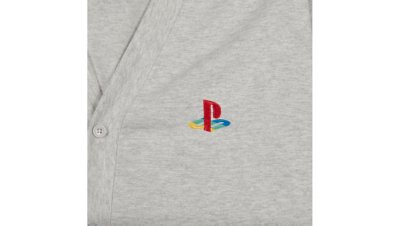 Heritage ワンポイント刺繍カーディガン / PlayStation グレー Gallery Image 4