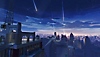 لقطة شاشة من لعبة Honkai Star Rail تعرض منظر مدينة