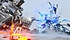 Captura de tela de Honkai: Star Rail mostrando uma batalha épica com o poder dos Trailblazers