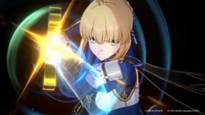 Honkai: Star Rail Version 3.4 screenshot showing a character pointing their sword towards the camera 