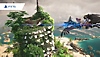 《地平線 西域禁地：炙炎海岸》的遊戲螢幕截圖