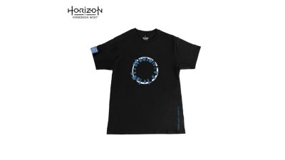 Horizon Forbidden West フォーカスロゴ Tシャツ 黒 Playstation