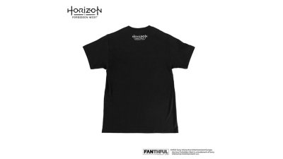Horizon Forbidden West フォーカスロゴ Tシャツ（黒） Gallery Image 3
