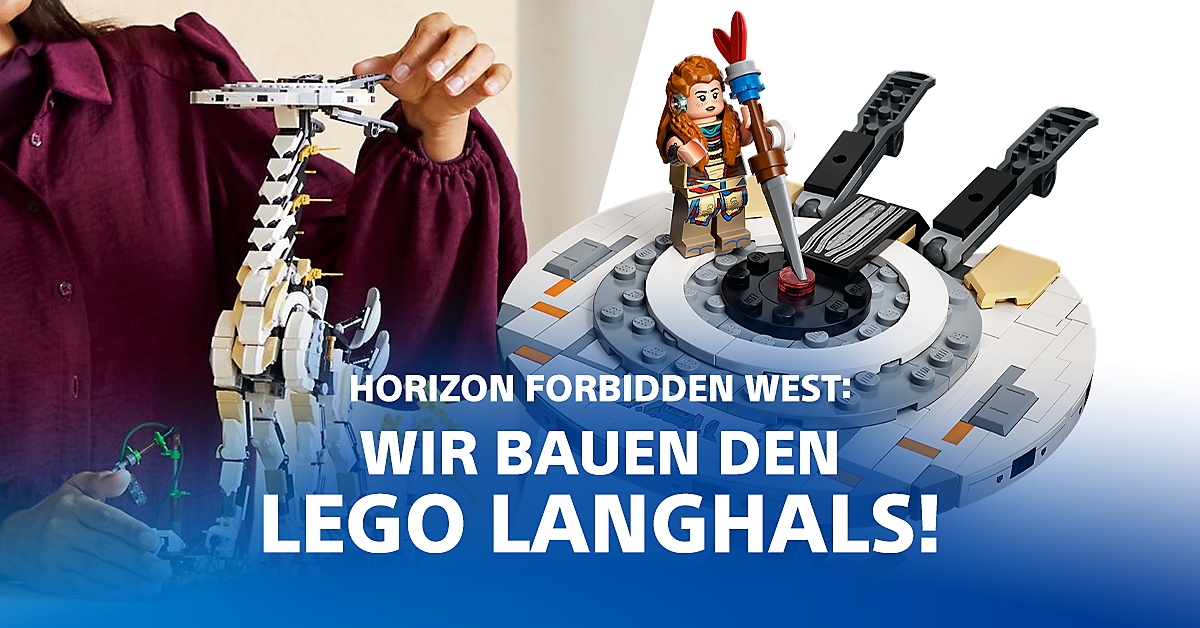 Der Bau des LEGO Horizon Langhals - Timelapse! #Shorts
