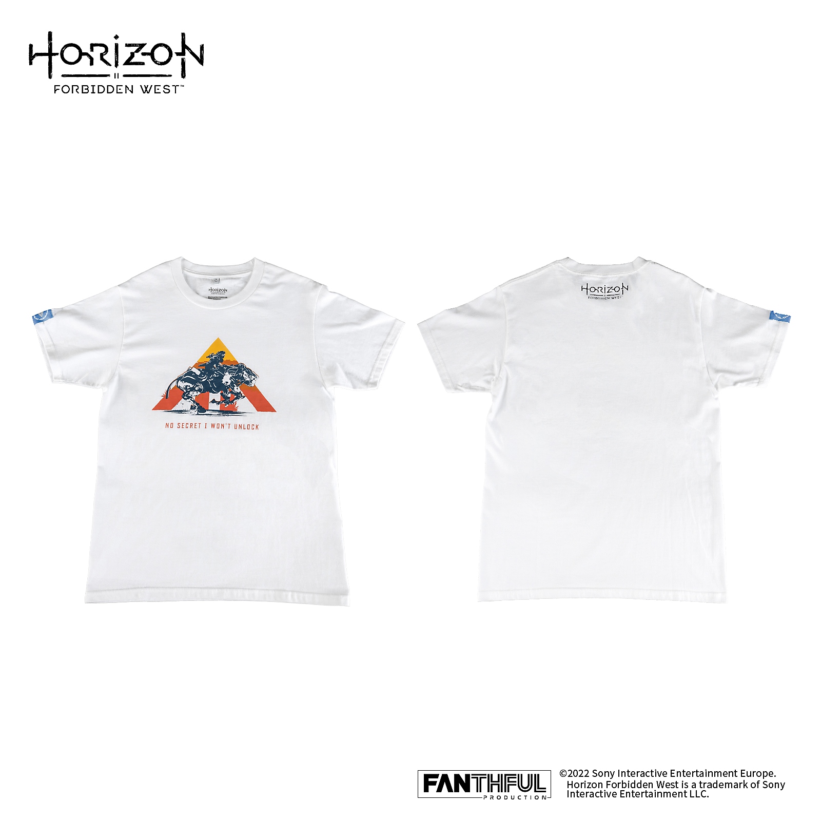 Horizon Forbidden West アーロイ ライドTシャツ（白） Gallery Image 1