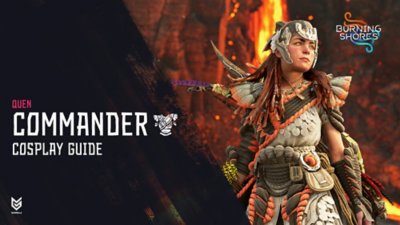 horizon forbidden west burning shores aloy commander cosplay guide