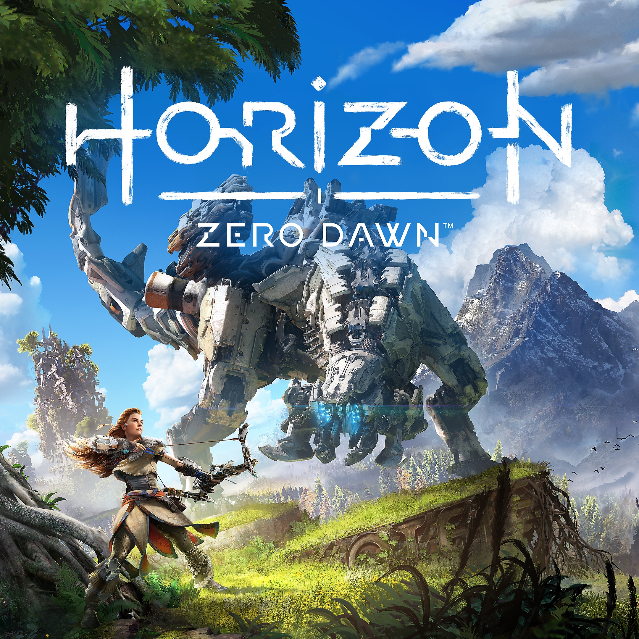 Imagem de amostra do jogo Horizon Zero Dawn