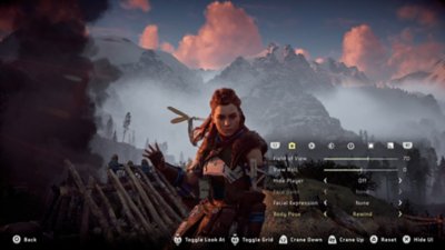 Mode photo de Horizon Zero Dawn