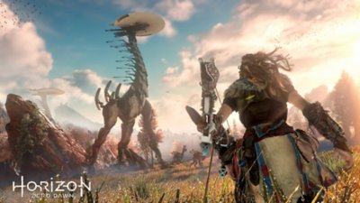 horizon zero dawn – posnetek zaslona