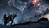 Horizon Zero Dawn - screenshot van de bevroren wildernis