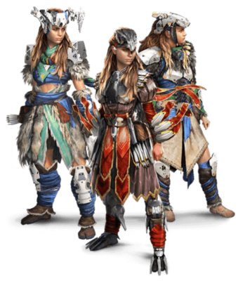 tenues horizon zero dawn