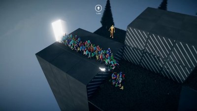 Krátke video v slučke zobrazujúce funkciu Turn v hre Humanity