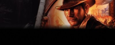 Indiana Jones and the Staff of Kings hero art featuring Indiana Jones posing.