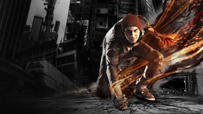 صورة فنية للشخصية الرئيسية في Infamous Second Son