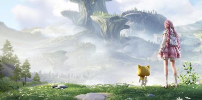 صورة فنية للشخصية الرئيسية في Infinity Nikki
