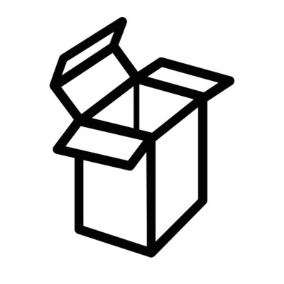 Cardboard box icon