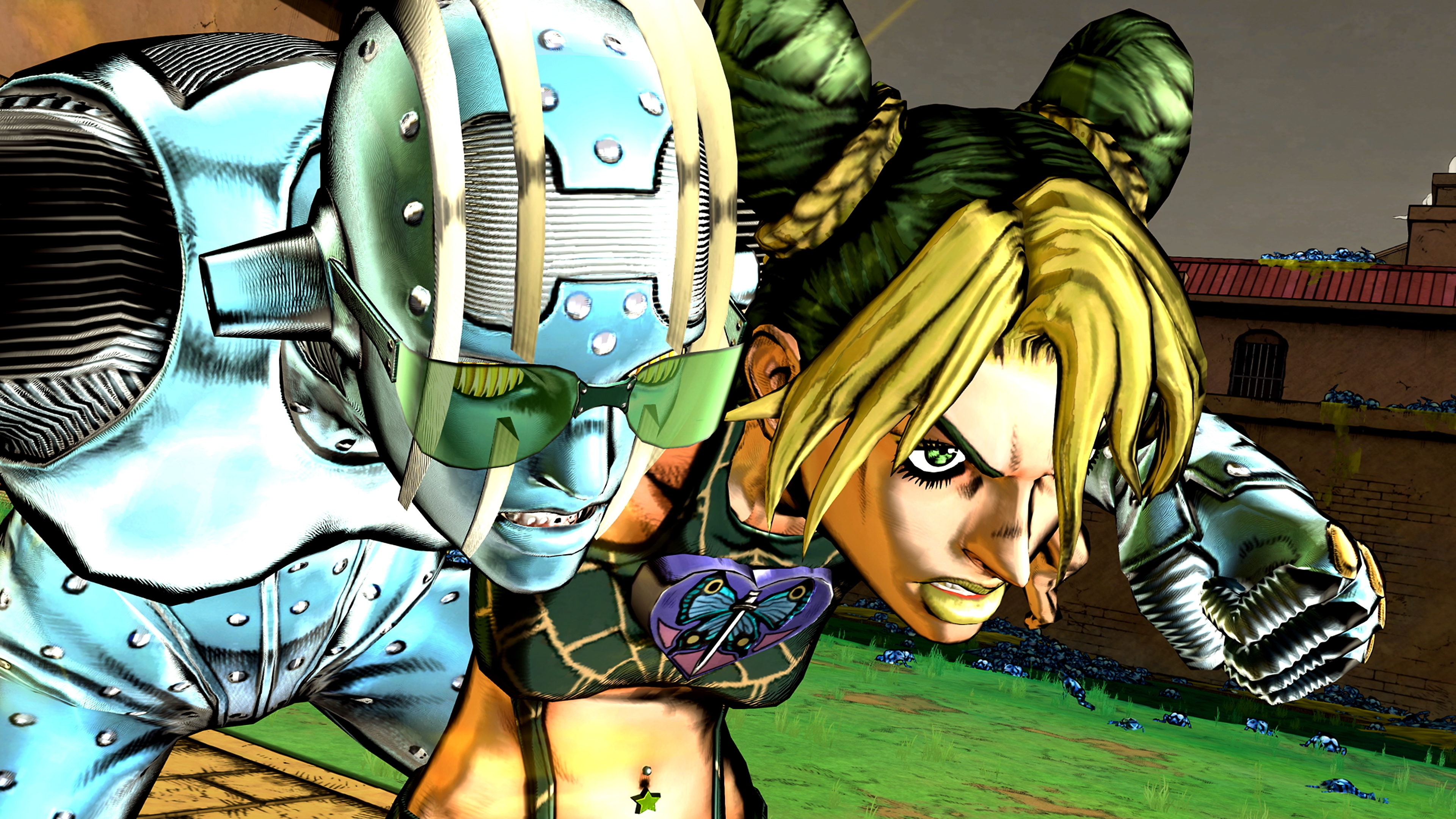JoJo's Bizarre Adventure All-Star Battle R - Captura de pantalla que muestra una escena de un personaje