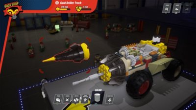 Lego 2K Drive – snímek obrazovky garáže 5