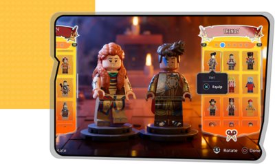 Hogar personalizable de Lego Horizon Adventure