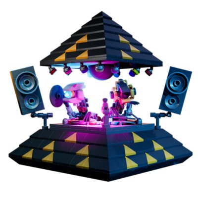 Escenario de DJ de Lego Horizon