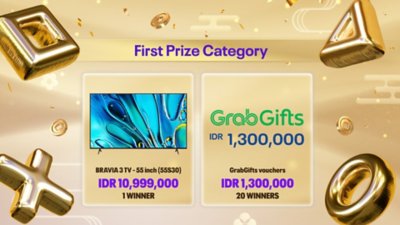 Level Up Your Rewards – First Prize! image