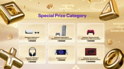Level Up Your Rewards – Special Prizes! image