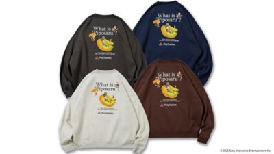 限定展開 ビッグシルエット バックプリント クルーネック スウェット / PlayStation サルゲッチュ Gallery Image 1