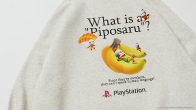 限定展開 ビッグシルエット バックプリント クルーネック スウェット / PlayStation サルゲッチュ Gallery Image 5
