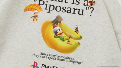 限定展開 ビッグシルエット バックプリント クルーネック スウェット / PlayStation サルゲッチュ Gallery Image 6