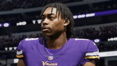 Madden NFL 24 screenshot of football player